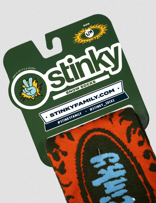 11317.png Skarpety Snowboardowe Stinky Socks Peace Out