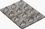 Pad Na Snowboard Crab Grab Mini Shark Teeth / Smoke