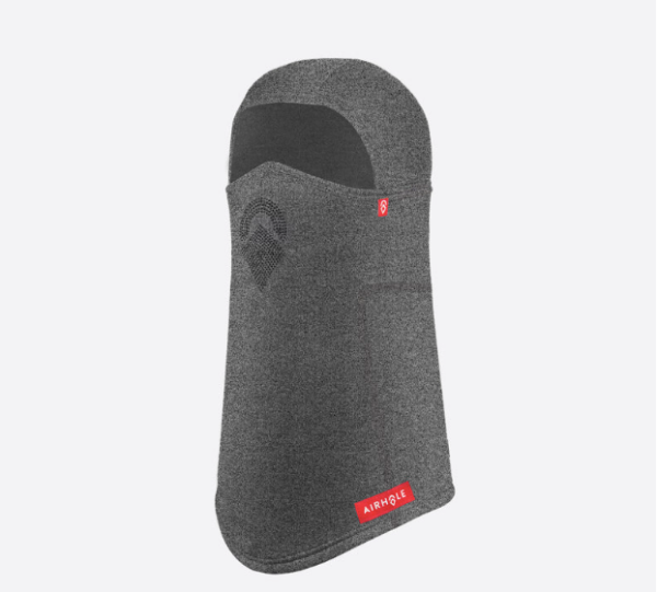 Airhole Laser Mouth Polar Fleece Balaclava - Heather Grey