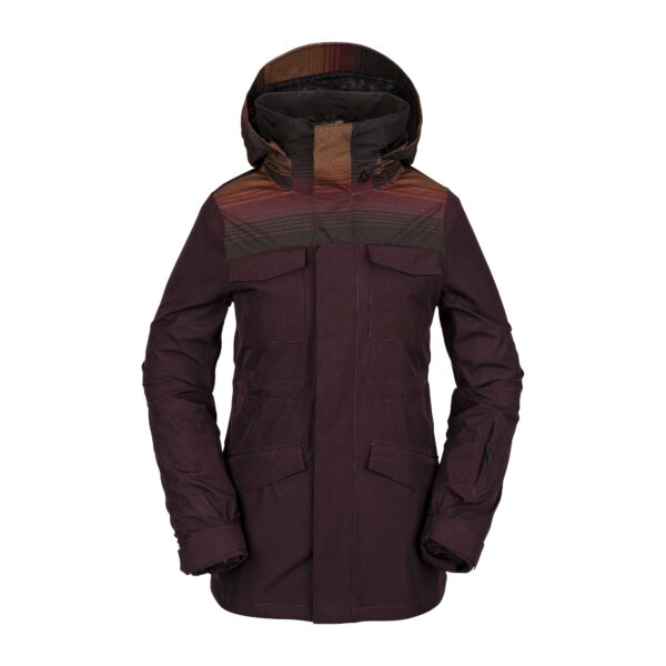 Kurtka Volcom Leda Gore 20/21 Black/Red