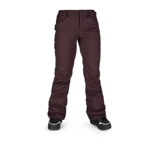 6230.jpg Spodnie Volcom Grail 3D Stretch Black/Red