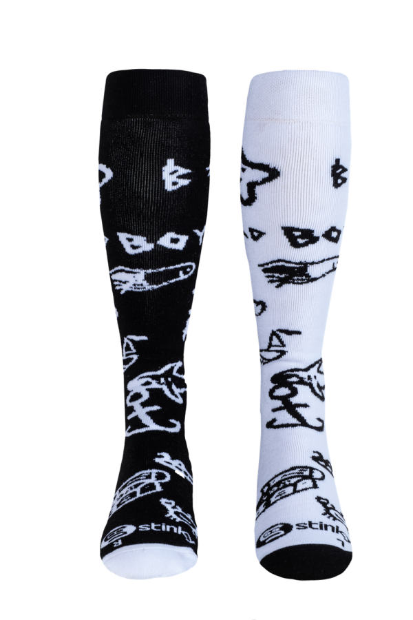 Skarpety Snowboardowe Stinky Socks Andrew Brewer "Bad Boy"