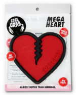 9893.png Podkładka Na Snowboard Crab Grab Mega Heart / Red